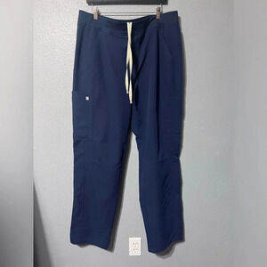 FIGS Scrubs Pants Bottoms Technical Collection Blue Womens Sz XXL Inseam 32” EUC